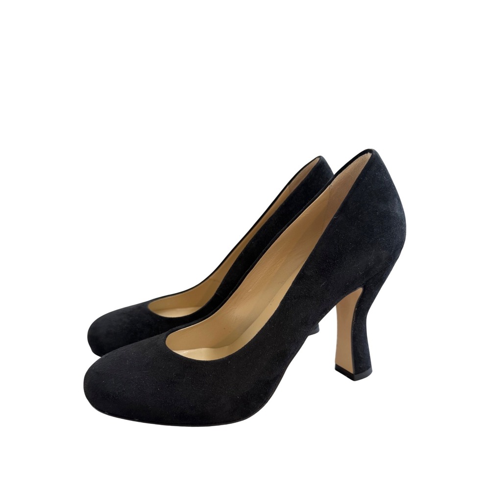 Hobbs London Black Suede Platform Court Pumps Heels US 6 EU 37